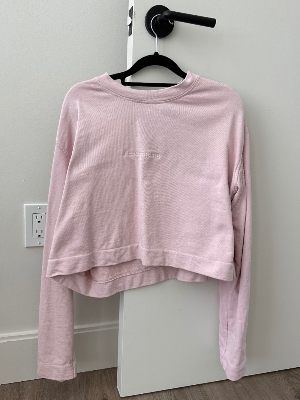 Acne studios pink sweatshirt XS
